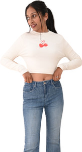 Shubhaarambh Casual Printed Women White Top