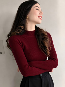 CUTEXT Casual Self Design Women Maroon Top