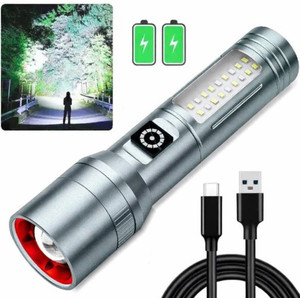 HYMASA M16 Premium Flashlight, Type-C Rechargeable, Zoomable Lens - Image 6