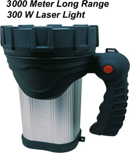 MitSales 300 W Laser Light Jumbo With 3 Km Long Range,8000 Mah Battery Capacity Torch