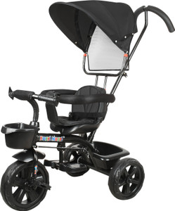 DUGGI MUGGI Tricycle Ride-on with Back Storage Space Parent Push Handle FREE SHIPPING Tricycle/Trike for Kids, Smart Plug & Play Kids Tricycle