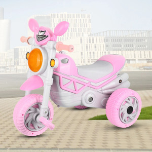 KRIDDO Bullet Tricycle Ride-on with Lights and Sounds KR-BULLET-PINK Tricycle