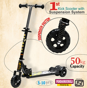 Pandaoriginals Steel Foldable Scooter & Height Adjustable | WEIGHT : 50 KG | AGE 5-10 YRS