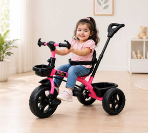 Kayoksh KY Pink Tricycle with Baskets - Image 6