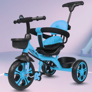 Little Olive Tiny Tots Baby Cycle - Light Blue Tinny Tots Tricycle for kids - Light Blue Tricycle