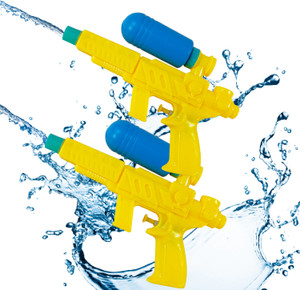 Ascension High Pressure Water Toy Gun Holi Pichkari For Kids Pack Of 2 Water Gun