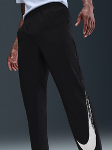 NIKE Printed Men Black Track Pants