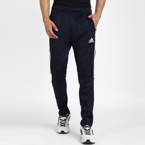 ADIDAS Striped Men Blue Track Pants