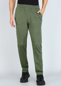 वाइल्डक्राफ्ट पुरुषों के लिए सॉलिड हरा ट्रैक पैंट