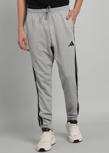 ADIDAS Solid Men Grey Track Pants