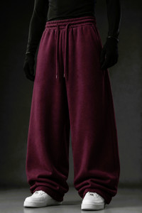 Eshaaver Printed Men & Women Maroon Track Pants - Image 6