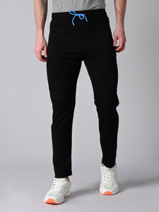 KILLER Solid Men Black Track Pants