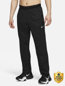 NIKE Solid Men Black Track Pants