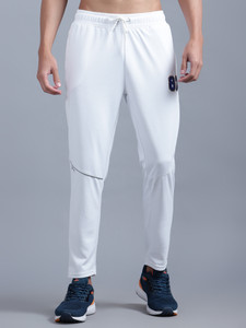 Shiv Naresh Printed Men White Track Pants