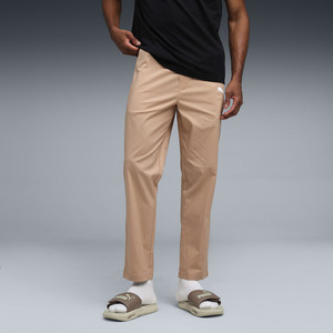 PUMA Solid Men Beige Track Pants