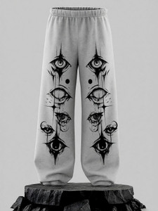ZEN1FASHION Printed Men Grey Track Pants