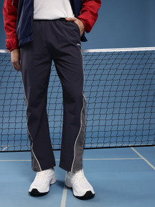 SLAZENGER Colorblock Men Blue Track Pants