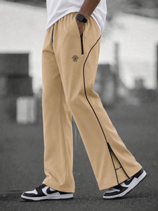THE BACHELORS FASHION Beige Track Pants - Image 6