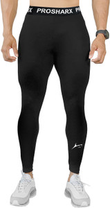 Prosharx Printed Men Black Track Pants