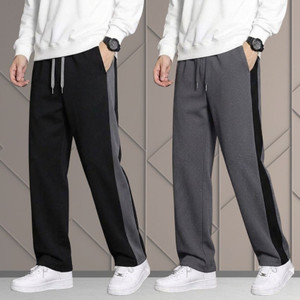 yanexa Colorblock Men Multicolor Track Pants Pack of 2 - Image 6