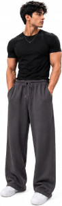 NAVII Solid Men Grey Track Pants - Image 6