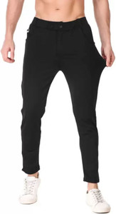 HardForce Regular Fit Men Black Trousers