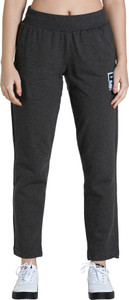 PUMA WMN Graphic Pant V Solid Women Grey Track Pants