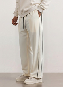 MODESHIFT Solid Men Beige Track Pants