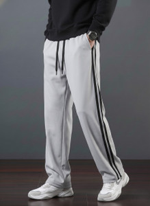 Z6W Grey Striped Men Track Pants - Image 6