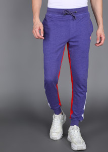 DUCATI Colorblock Men Dark Blue Track Pants