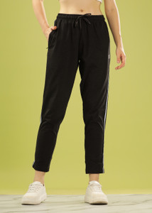 Dollar Solid Women Black Track Pants