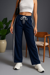 INNOVENTOR Regular Fit Women Dark Blue Trousers