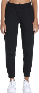 प्यूमा Wmn Graphic Pant XV महिलाओं के लिए प्रिंटेड काला ट्रैक पैंट
