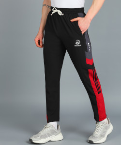 GNOCKFACE Printed Men Black Track Pants