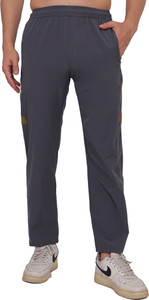 YGDEAL Solid Men Grey Track Pants