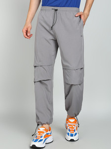 HRX by Hrithik Roshan Solid Men Grey Track Pants