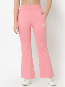 Club York Solid Women Pink Track Pants