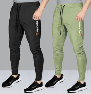 AVOLT Solid Men Multicolor Track Pants