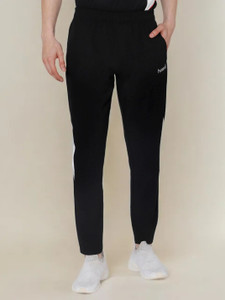 HUMMEL Printed Men Black Track Pants