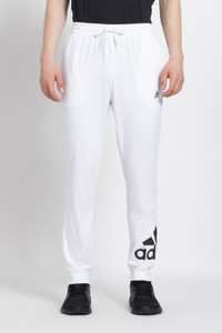 ADIDAS Printed Men White Track Pants