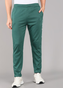 HRX by Hrithik Roshan Solid Men Green Track Pants