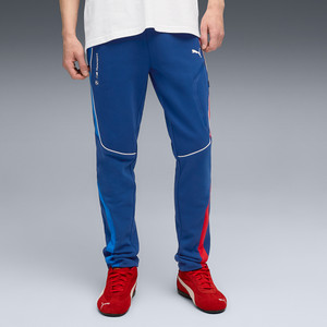 PUMA Solid Men Blue Track Pants