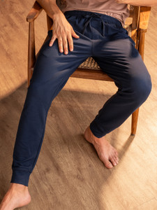 Damensch Blue Men Track Pants - Image 4