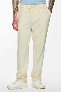 Snitch Solid Men Beige Track Pants