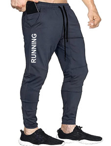 TreadDown Printed Men Grey Track Pants