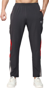 BeatWide Solid, Colorblock Men Grey Track Pants