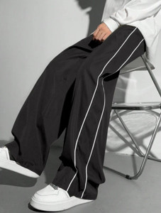 ColorMeGorgeous Men Black Striped Track Pants - Image 6