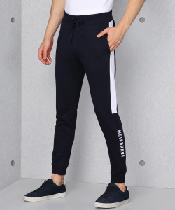 METRONAUT Solid Men Dark Blue Track Pants