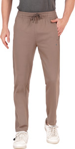 UniPearl Solid Men Brown Track Pants