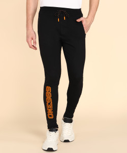 KILLER Printed Men Black Track Pants